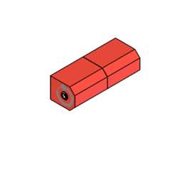 8"x 2.5 x 3.5" Heavy Duty Barrel Hinge KB