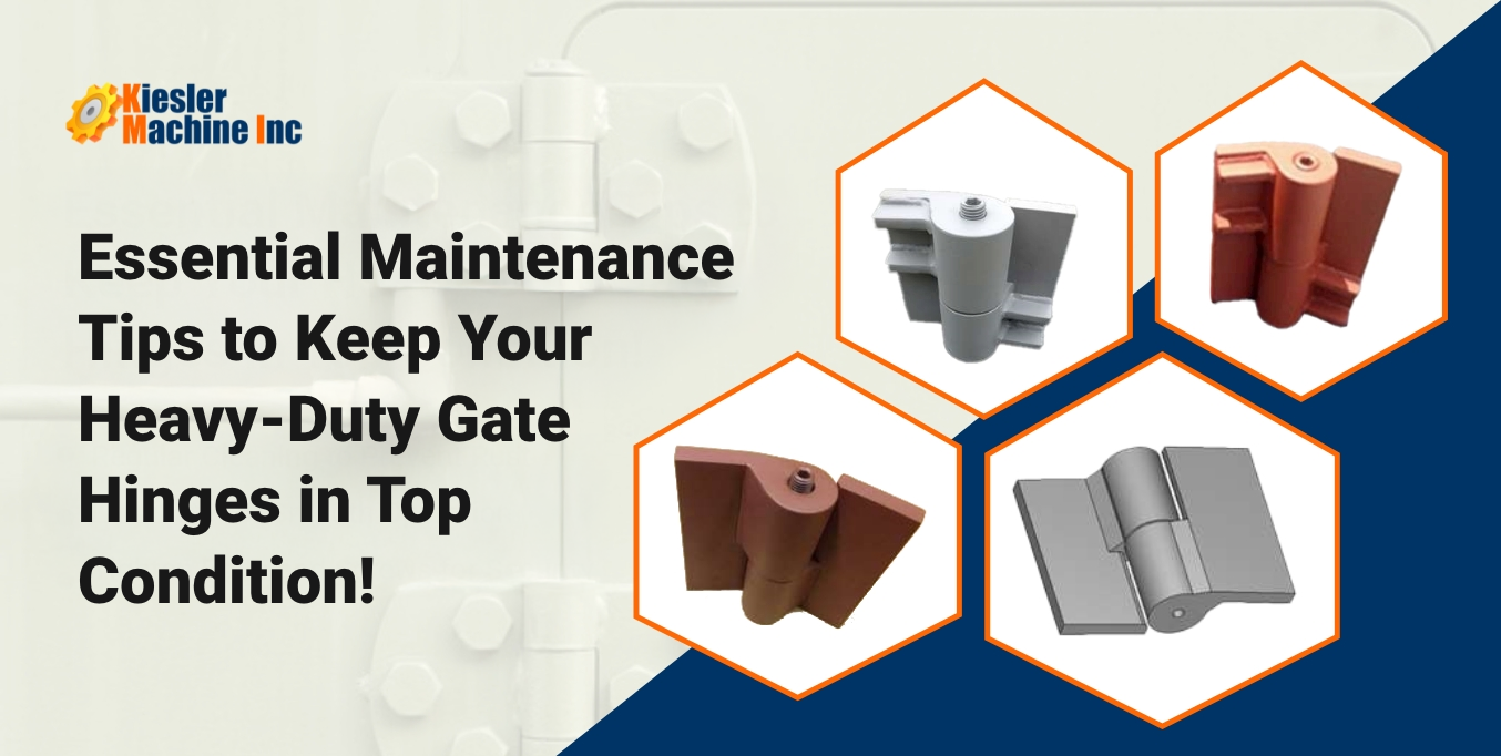 Heavy-duty gate hinges 