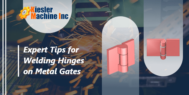 Welding Hinges on Metal Gates